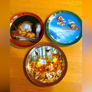 Garfield Dear diary Series Collector Plates: